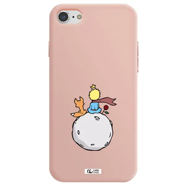 Le Petit Prince Apple iPhone 7 Silicone pastel pink Case