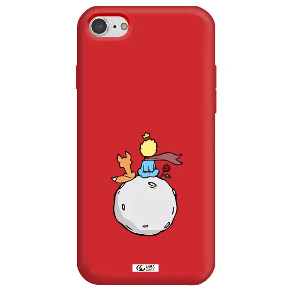Le Petit Prince Apple iPhone 8 Silicone Imperial Red Case