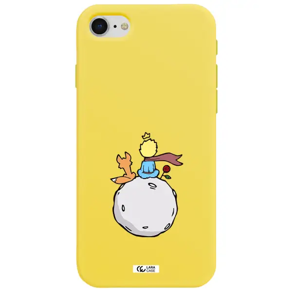 Le Petit Prince Apple iPhone se 2020 Silicone canary yellow Case