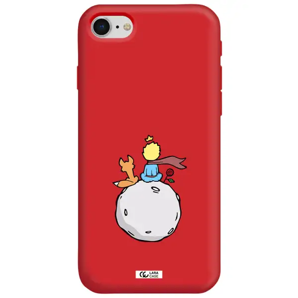 Le Petit Prince Apple iPhone se 2020 Silicone Imperial Red Case