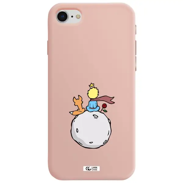 Le Petit Prince Apple iPhone se 2020 Silicone pastel pink Case