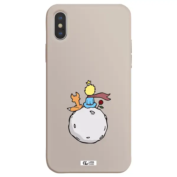 Le Petit Prince Apple iPhone X Silicone Stone Case