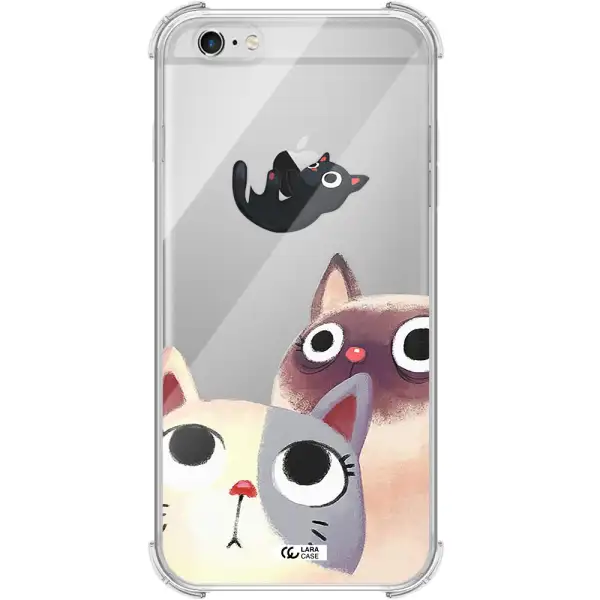 Falling Kitten Watercolor Apple iPhone 6S Clear PC Case