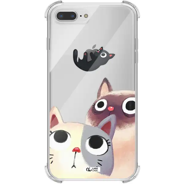 Falling Kitten Watercolor Apple iPhone 7 plus Clear PC Case