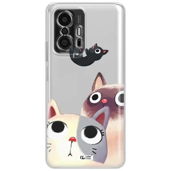Falling Kitten Watercolor Xiaomi 11T Pro Clear Tpu Case