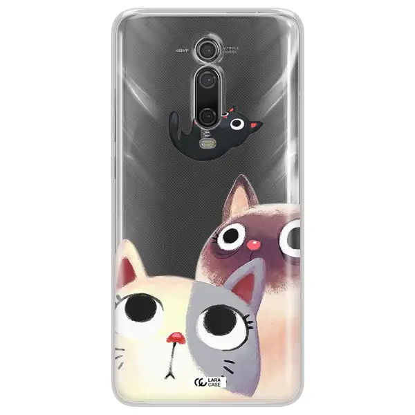 Falling Kitten Watercolor Xiaomi Mi 9T Clear TPU Case