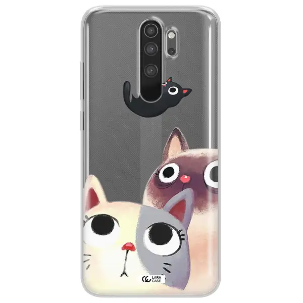 Falling Kitten Watercolor Xiaomi Note 8 Pro Clear TPU Case