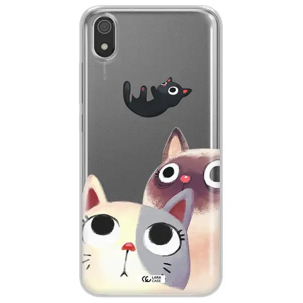 Falling Kitten Watercolor Xiaomi Redmi 7A Clear TPU Case