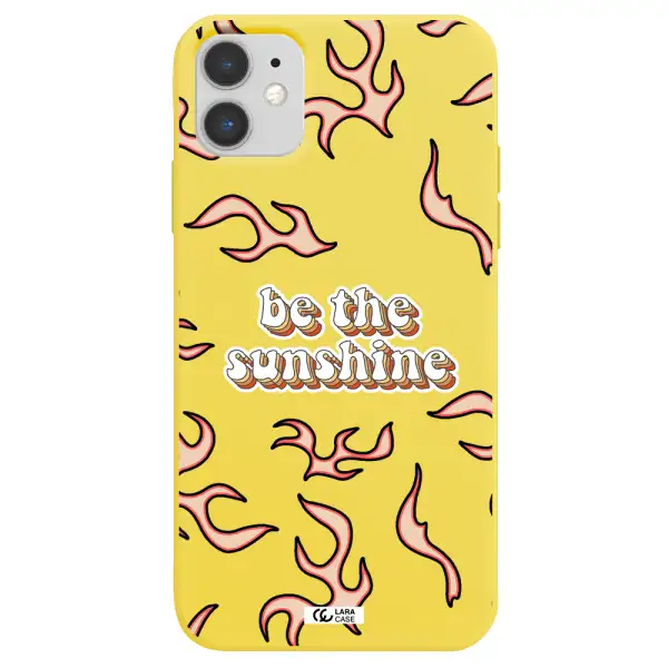 Be The Sunshine Apple iPhone 11 Silicone canary yellow Case