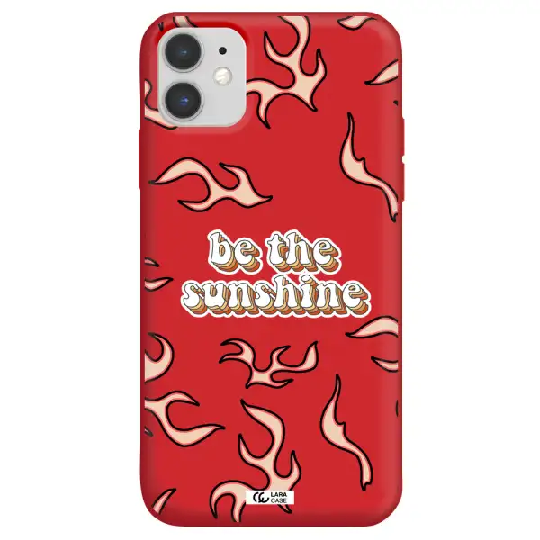 Be The Sunshine Apple iPhone 11 Silicone Imperial Red Case