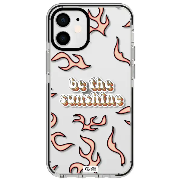 Be The Sunshine Apple iPhone 12 mini impact black border Case