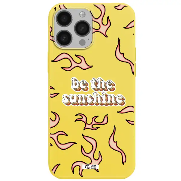 Be The Sunshine Apple iPhone 13 Pro Silicone canary yellow Case