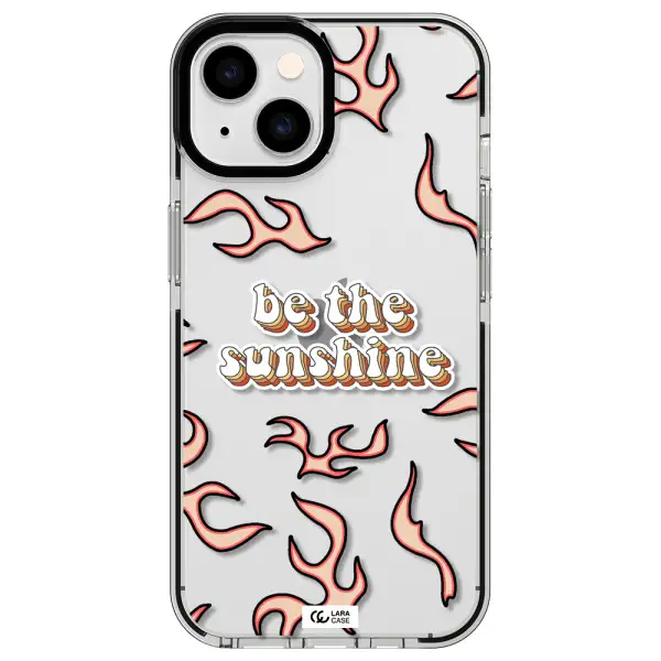 Be The Sunshine Apple iPhone 14 impact black border Case