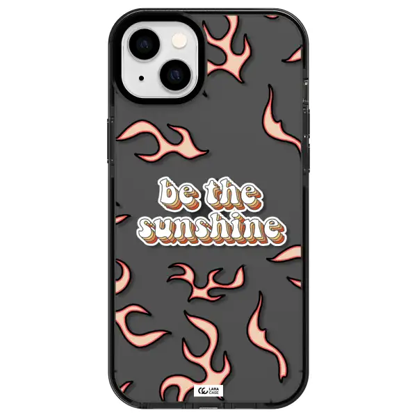 Be The Sunshine Apple iPhone 14 plus impact Smoke Black Case