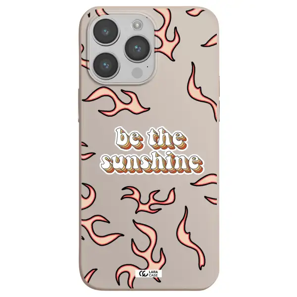 Be The Sunshine Apple iPhone 14 pro Silicone Stone Case