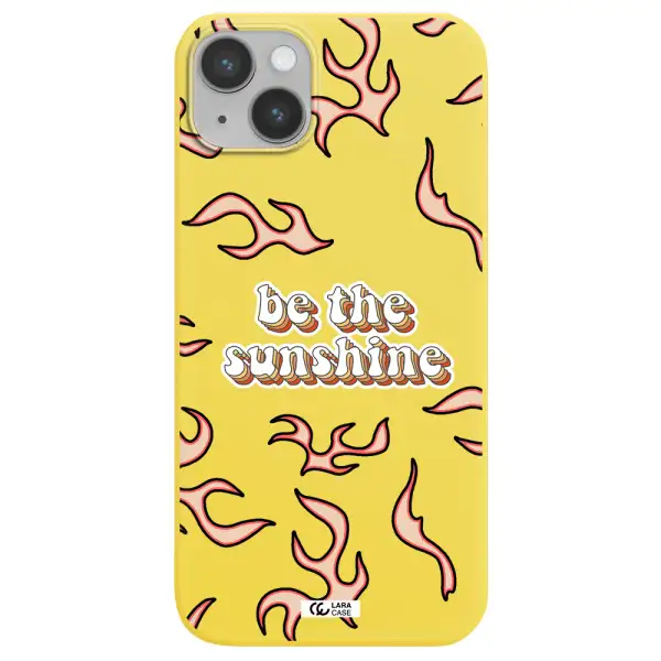 Be The Sunshine Apple iPhone 14 Silicone canary yellow Case