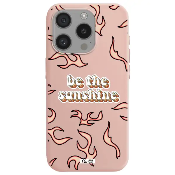 Be The Sunshine Apple Iphone 15 Pro Silicone Pastel Pink Case
