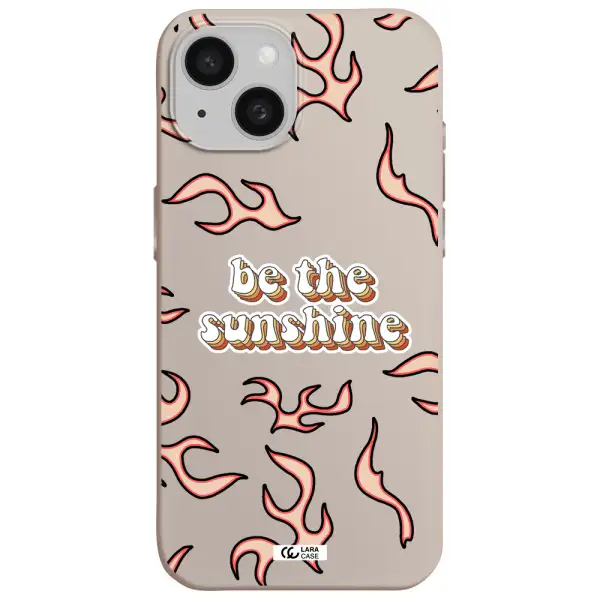 Be The Sunshine Apple iPhone 15 Silicone Stone Case