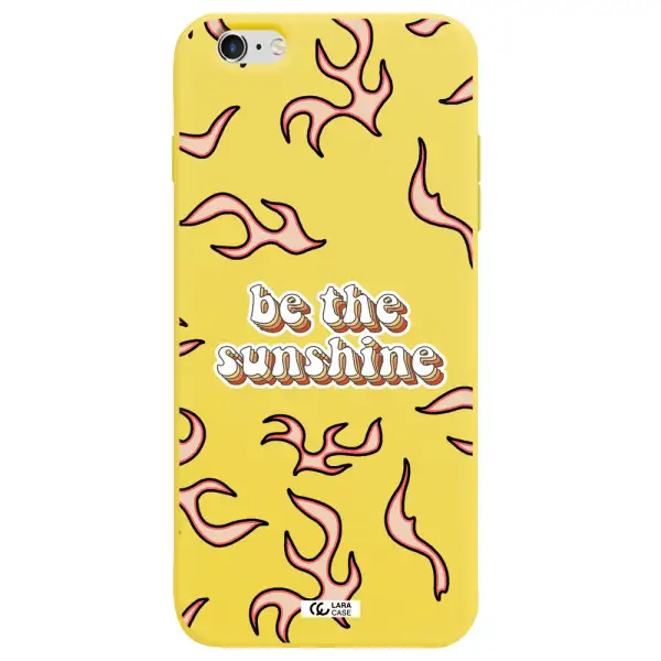 Be The Sunshine Apple iPhone 6 plus Silicone canary yellow Case