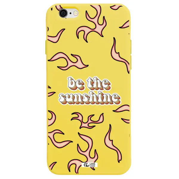 Be The Sunshine Apple iPhone 6 Silicone canary yellow Case