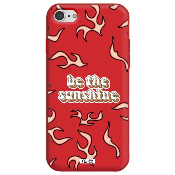 Be The Sunshine Apple iPhone 7 Silicone Imperial Red Case