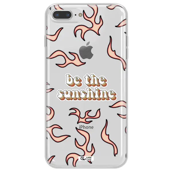 Be The Sunshine Apple iPhone 8 plus Clear TPU Case