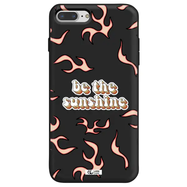 Be The Sunshine Apple iPhone 8 plus Silicone black Case