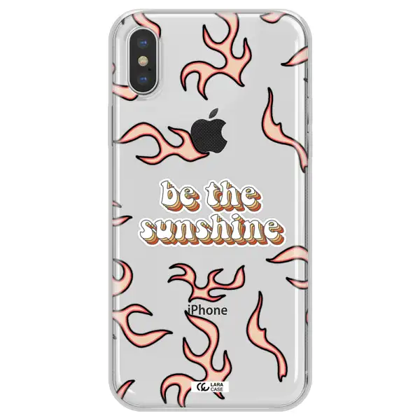 Be The Sunshine Apple iPhone XS max Clear TPU Case
