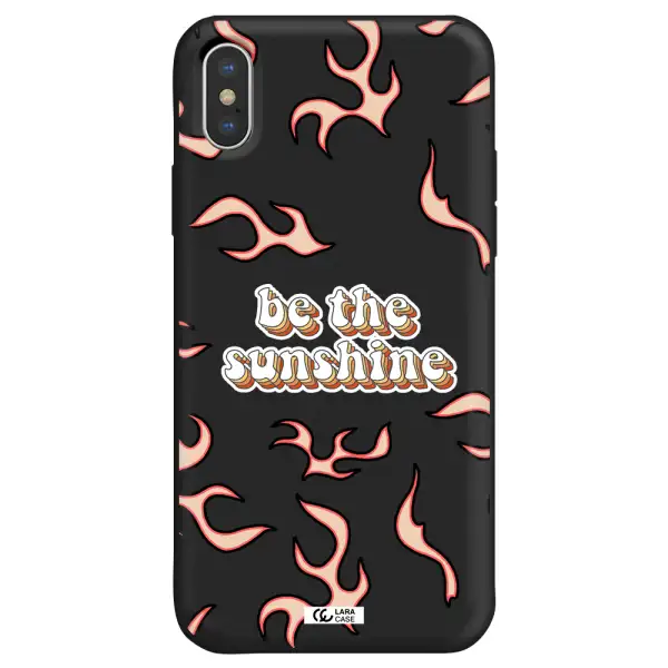 Be The Sunshine Apple iPhone XS max Silicone black Case