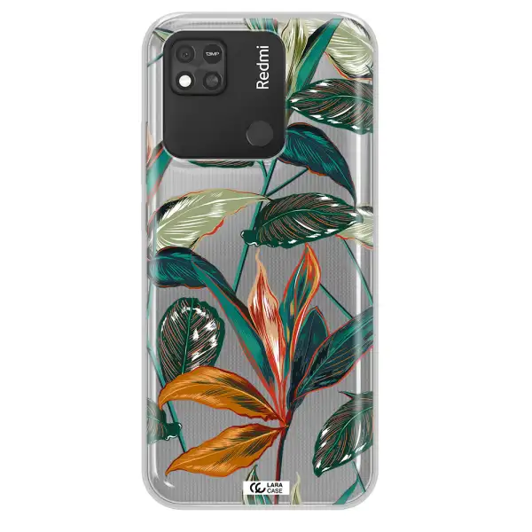 Colorful Tropical Leaves Xiaomi Redmi 10A Clear TPU Case