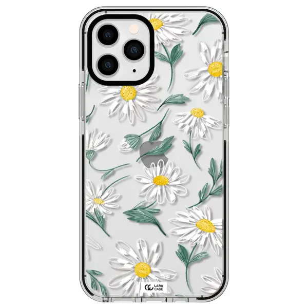 Papatia With Stem Apple iPhone 11 pro max impact black border Case