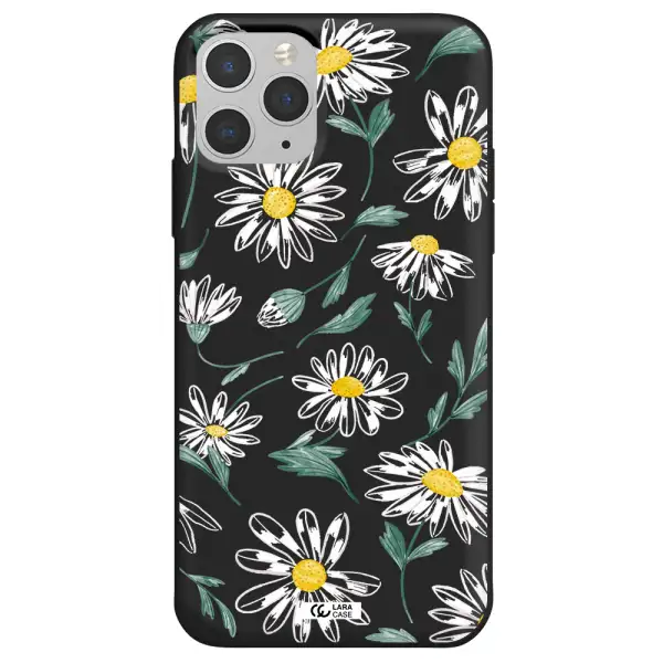 Papatia With Stem Apple iPhone 11 pro Silicone black Case
