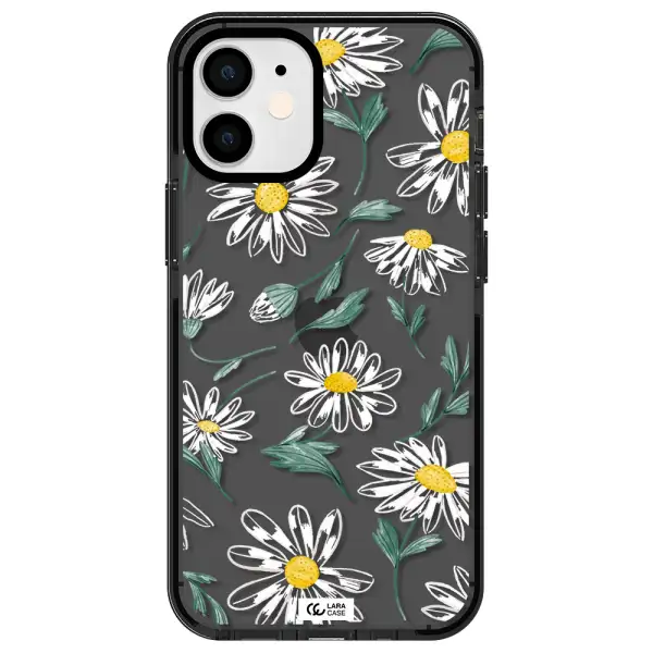 Papatia With Stem Apple iPhone 12 mini impact Smoke Black Case