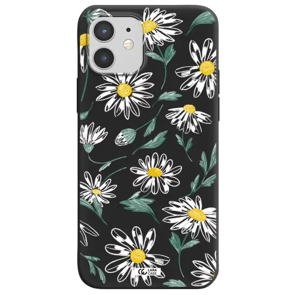 Papatia With Stem Apple iPhone 12 mini Silicone black Case