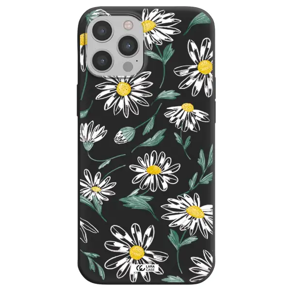 Papatia With Stem Apple iPhone 12 pro max Silicone black Case