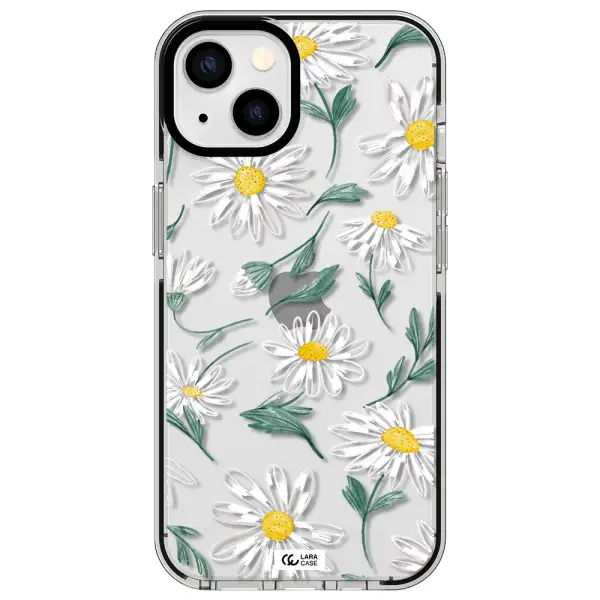 Papatia With Stem Apple iPhone 13 impact black border Case