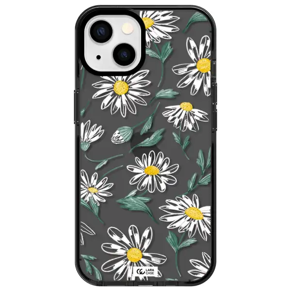 Papatia With Stem Apple iPhone 13 impact Smoke Black Case