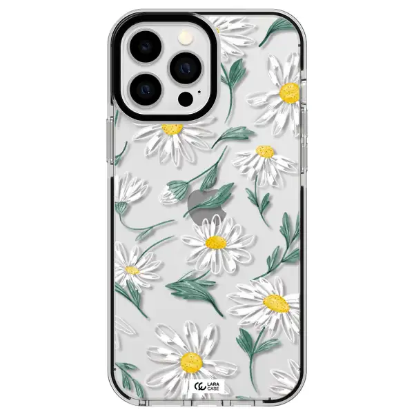 Papatia With Stem Apple iPhone 13 Pro Max impact black border Case