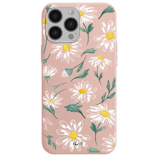 Papatia With Stem Apple iPhone 13 Pro Max Silicone pastel pink Case