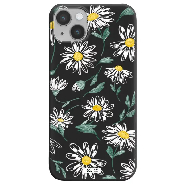 Papatia With Stem Apple iPhone 14 plus Silicone black Case