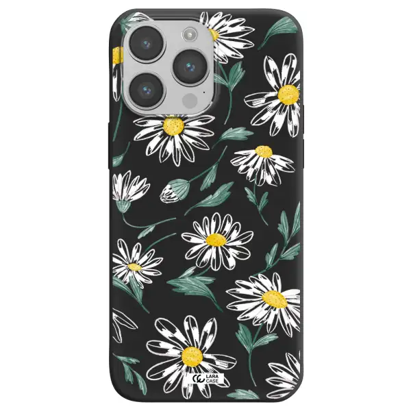 Papatia With Stem Apple iPhone 14 pro Silicone black Case