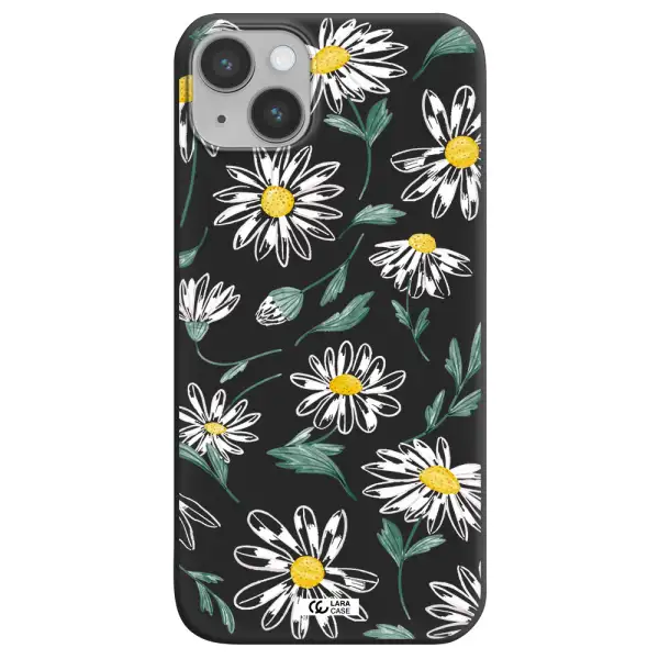 Papatia With Stem Apple iPhone 14 Silicone black Case