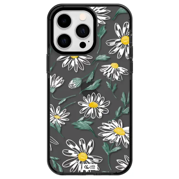 Papatia With Stem Apple iPhone 15 Pro impact Smoke Black Case