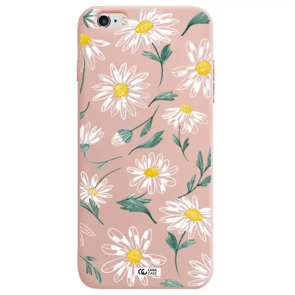 Papatia With Stem Apple iPhone 6 plus Silicone pastel pink Case