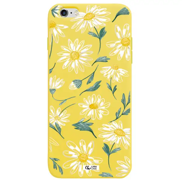 Papatia With Stem Apple iPhone 6 s plus Silicone canary yellow Case
