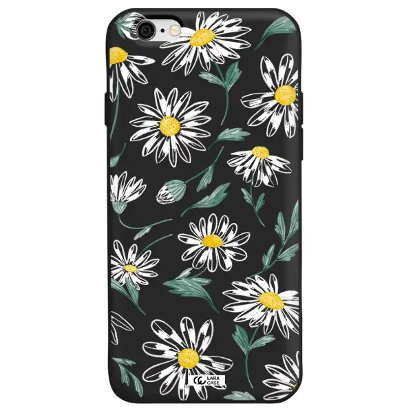 Papatia With Stem Apple iPhone 6 Silicone black Case