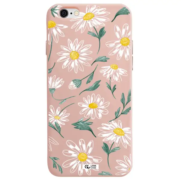 Papatia With Stem Apple iPhone 6 Silicone pastel pink Case