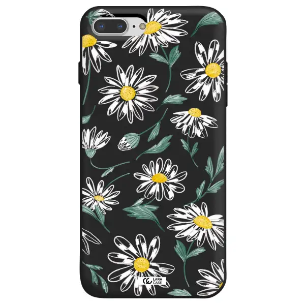 Papatia With Stem Apple iPhone 7 plus Silicone black Case