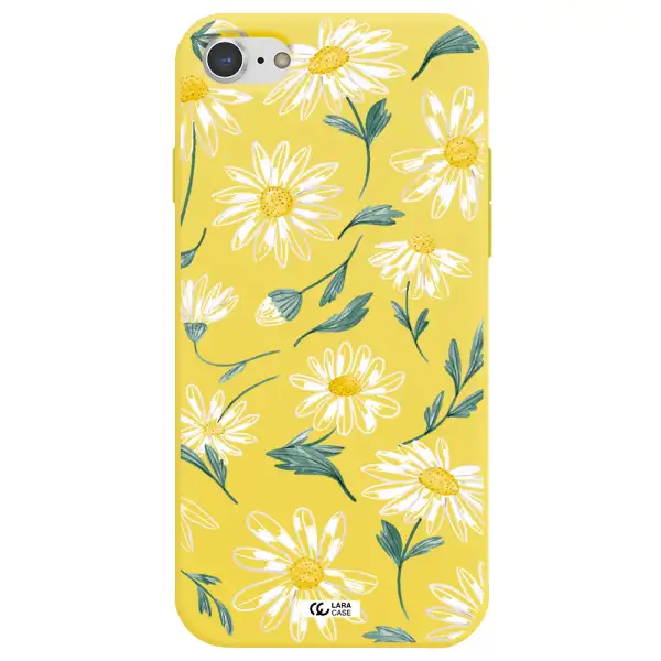 Papatia With Stem Apple iPhone 7 Silicone canary yellow Case