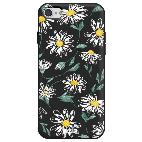 Papatia With Stem Apple iPhone 8 Silicone black Case